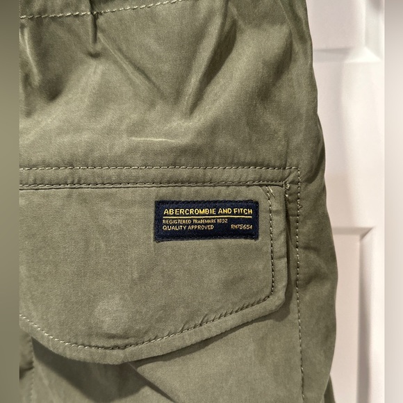 Abercrombie & Fitch Sherpa-Lined Military Parka Size Large - Picture 2 of 11